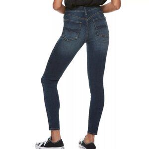 Mudd FLX Stretch High-Rise Skinny Jeans in Dark Blue